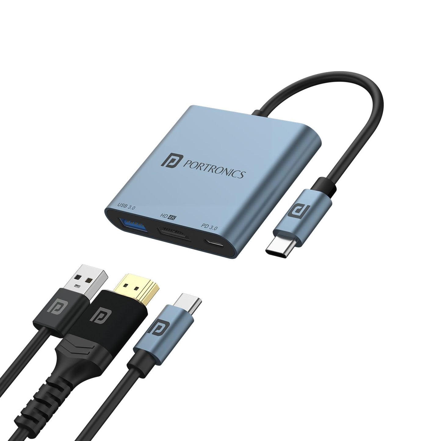 USB-C Multiport Adapter with HDMI & USB 3.0