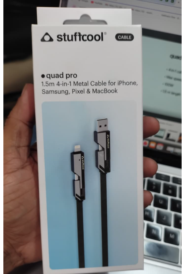 4-in-1 Fast Charging & Data Transfer Cable