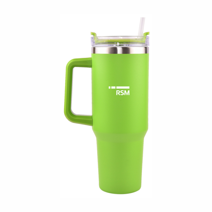 Hydra Mug 1200 ml with Lid and Straw- Standard Green - image 1