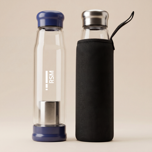 Glass Infuser Bottle with Sleeve