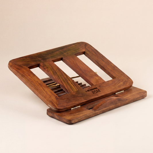 Adjustable Wooden Laptop Stand