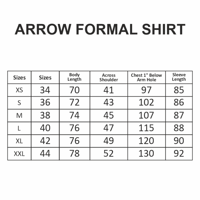 Arrow Formal Shirt- White - image 2